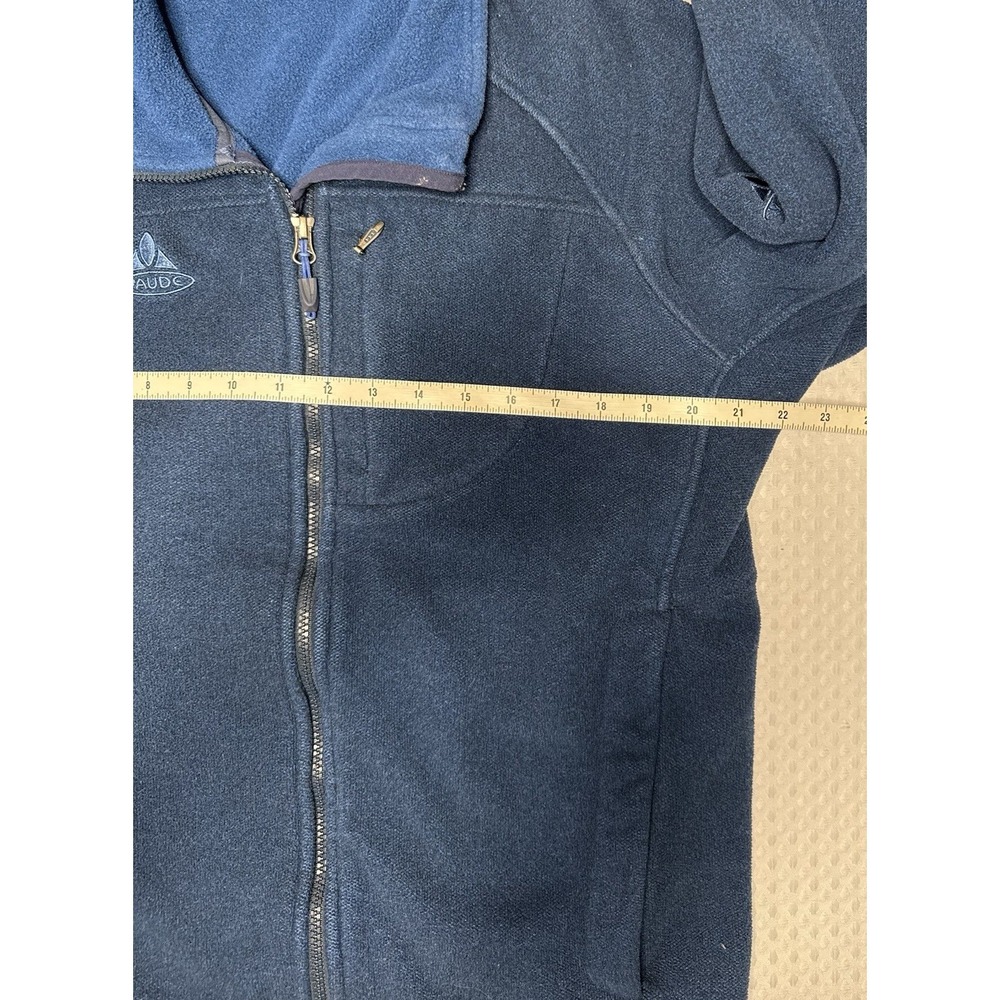 VAUDE Fleece Full Zip Teal Blue Jacket SZ LG Outdoor Polartec Hiking - Picture 10 of 13